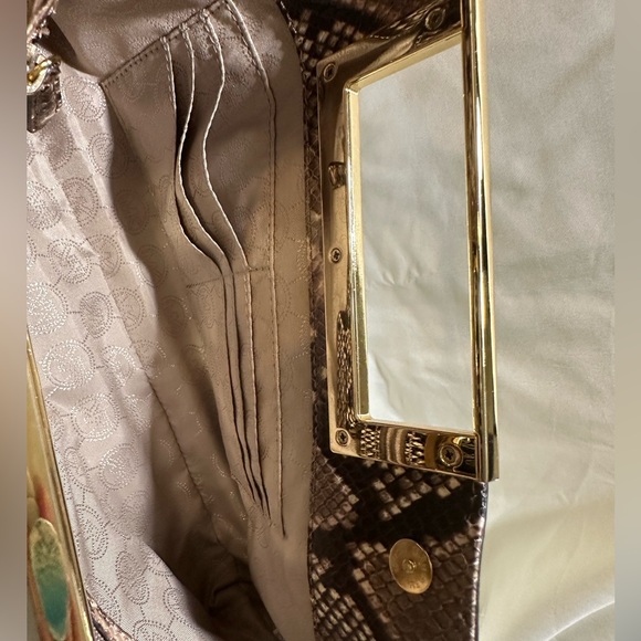 Michael Kors Blush Snakeskin Clutch - Picture 4 of 9